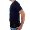 Image de Pouchain - T-shirt col en V Eagle - Noir