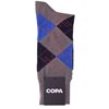 Image de COPA Football - Argyle Pitch Chaussettes - Gris/ Bleu