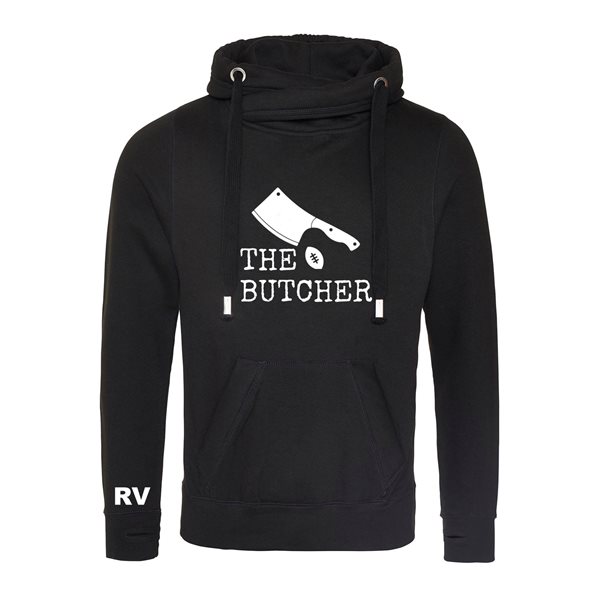 Image de Rugby Vintage -  The Butcher Rugby Sweat a Capuche - Noir