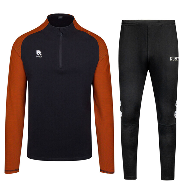 Robey - Performance Half-Zip Trainingspak - Zwart/ Oranje