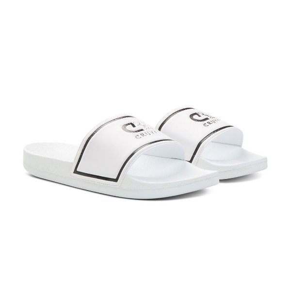 Cruyff Classics - Agua Copa Slides - White