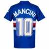 Sampdoria Retro Football Shirt 1991-1992 + Mancini 10