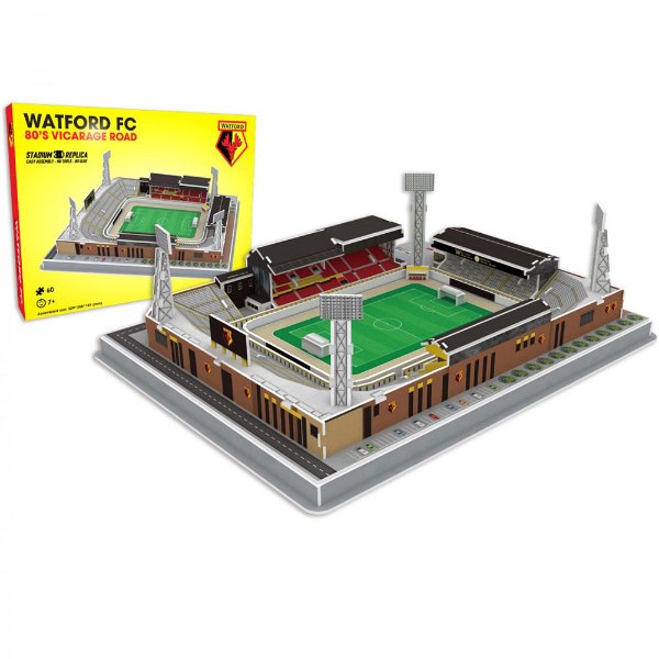 Watford FC 80's Vicarage Road Stadium - 3D Puzzle