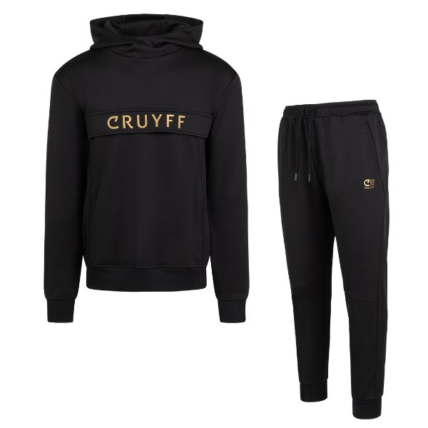Cruyff Sports - Fuerza Trainingspak - Zwart/ Goud