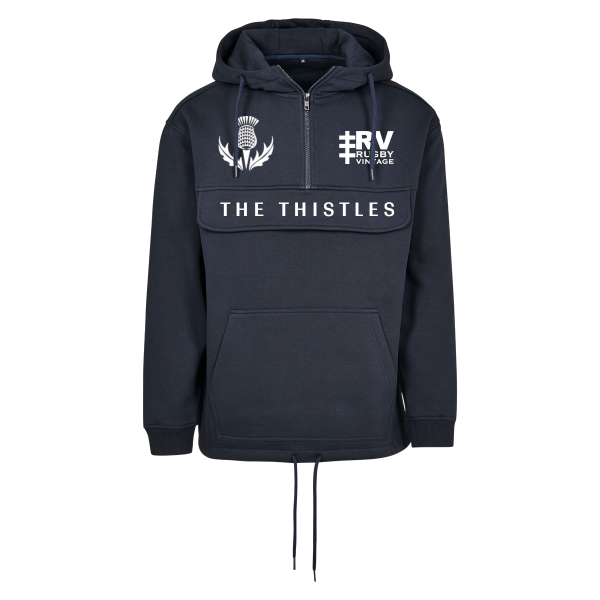 Rugby Vintage - Scotland The Thistles Anorak Hoodie - Navy