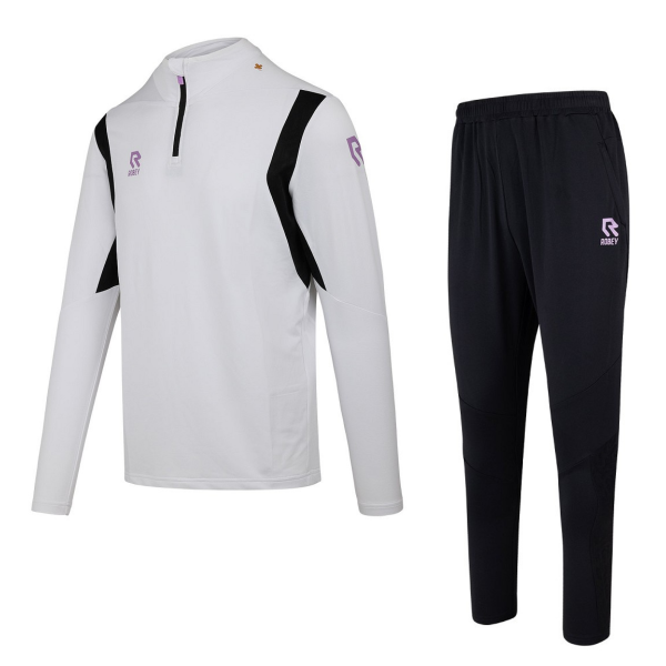 Robey - Playmaker Half-Zip Trainingspak - Wit/ Zwart