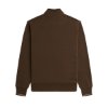 Fred Perry - Half Zip Sweater - Donkerbruin