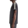 Fred Perry - Contrast Tape Ringer T-Shirt - Anchor Grey/ Black