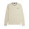 Fred Perry - Twin Tipped Long Sleeve Shirt - Oatmeal