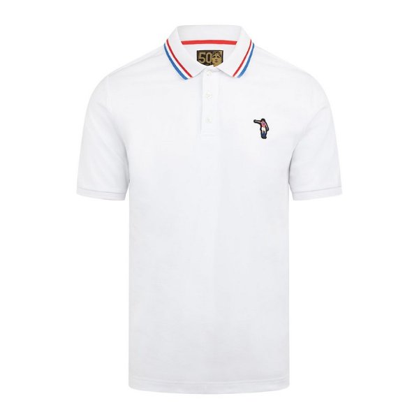 Cruyff - Croatia Dos Rayas Polo - White