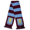 Aston Villa Retro Bar Scarf - Claret/ Blue