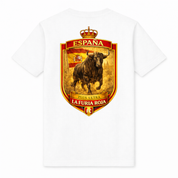 FC ELEVEN - Spain La Furia Roja Heavy T-Shirt  - White