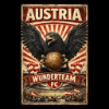 FC ELEVEN - Austria Wunderteam Heavy T-Shirt - Black