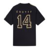 Cruyff Sports - Onyx Retro T-Shirt + Cruyff 14 - Zwart/ Goud