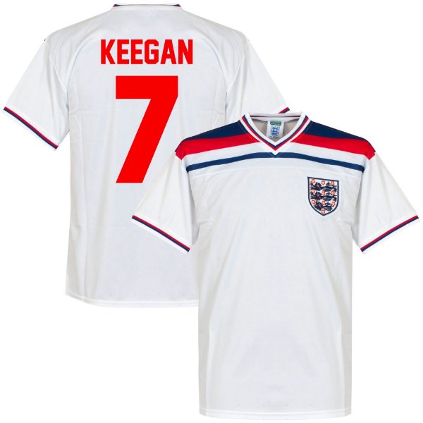 Score Draw - England Retro Football Shirt World Cup 1982 + Keegan 7