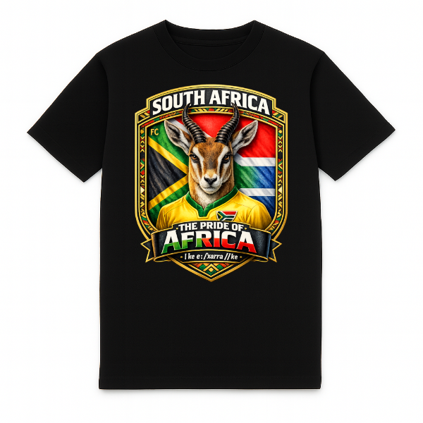 FC ELEVEN - South Africa Heavy T-Shirt - Black